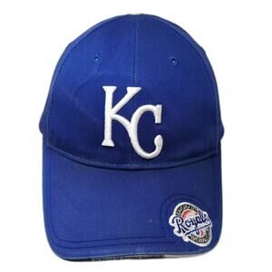 Kansas City Royals MLB CAM Baseball Cap Blue White Season Ticket Holder One Size